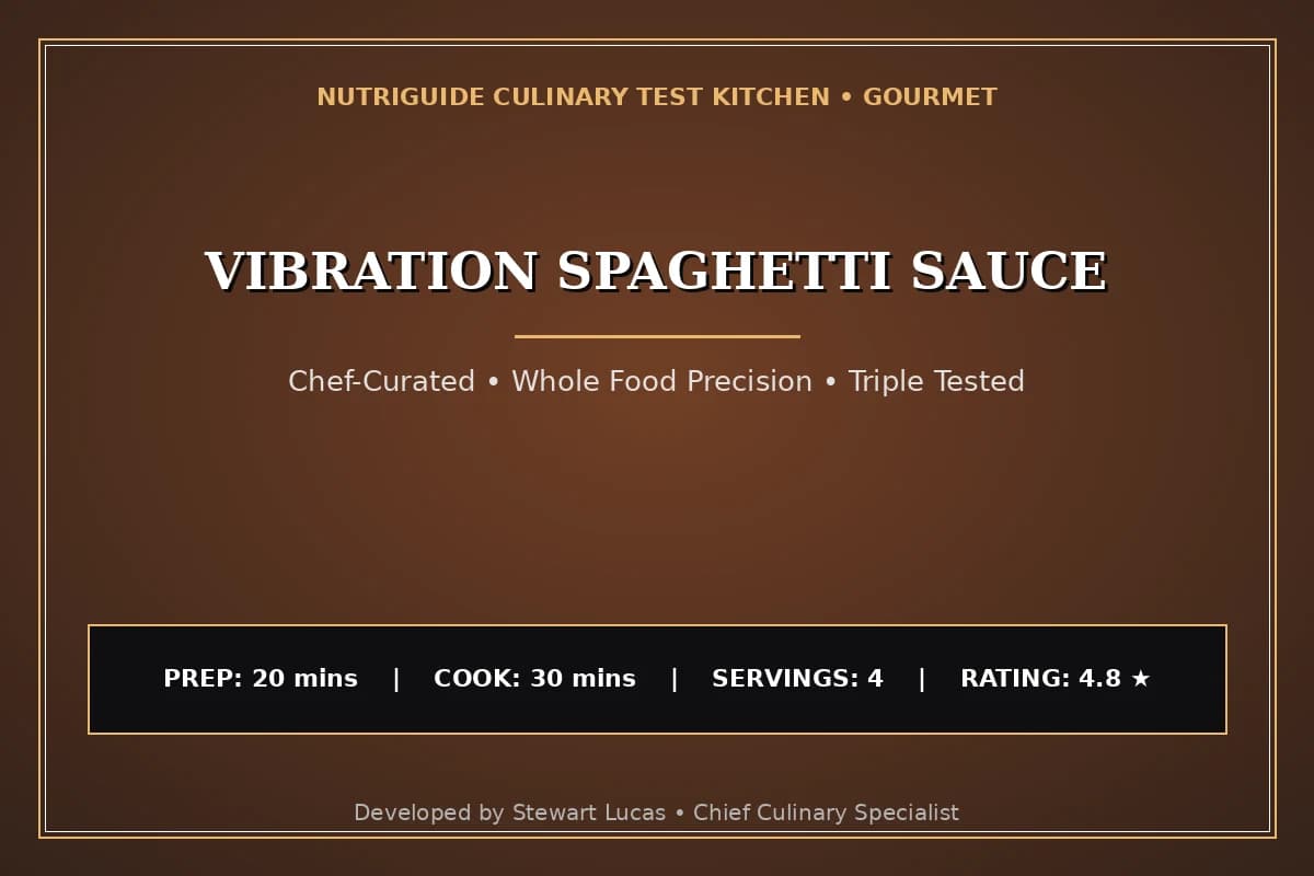 Vibration Spaghetti Sauce