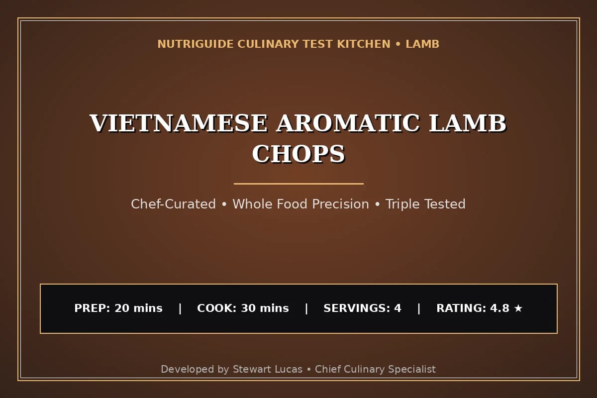 Vietnamese Aromatic Lamb Chops