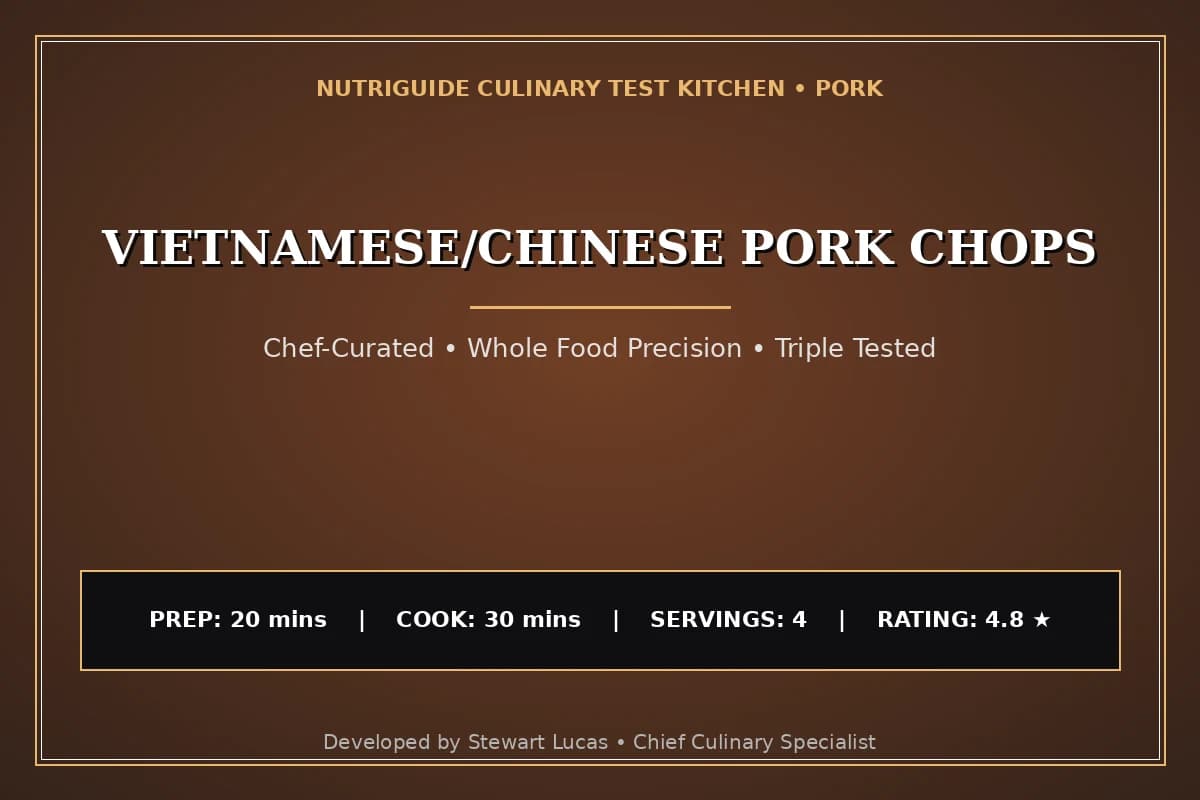 Vietnamese/Chinese Pork Chops