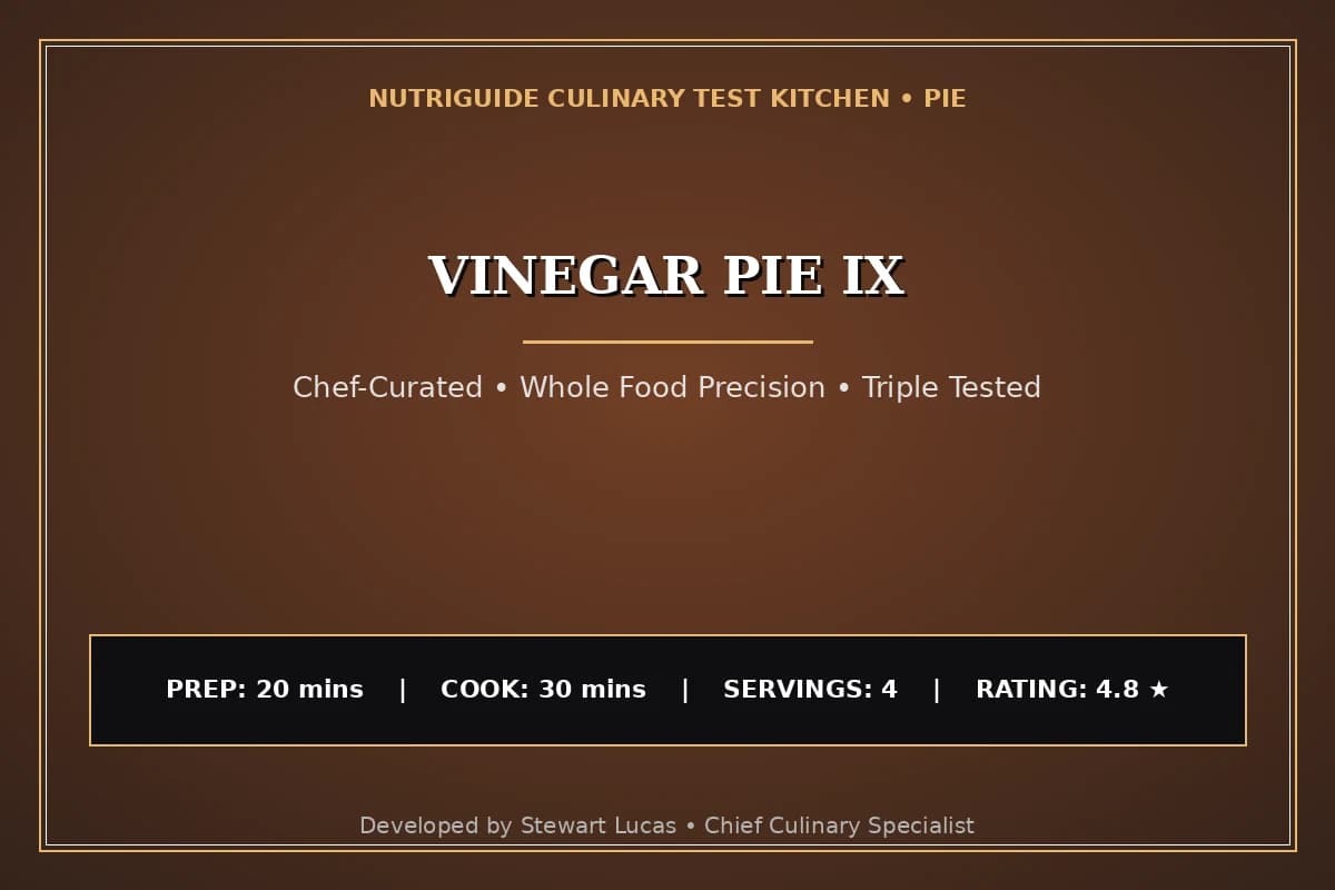 Vinegar Pie Ix