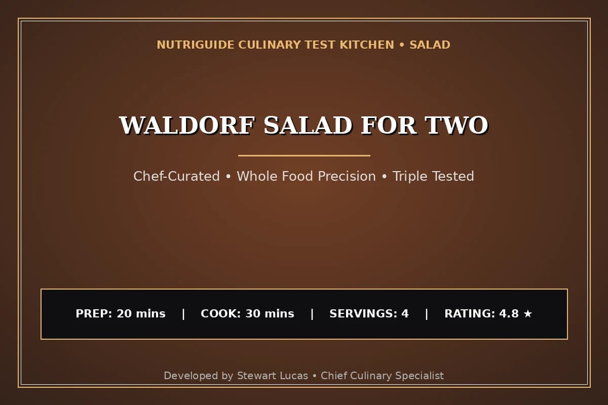 Waldorf Salad For Two