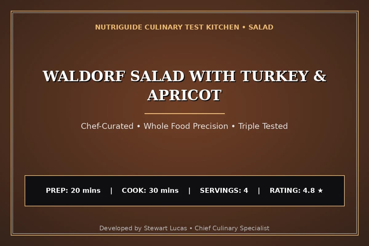 Waldorf Salad With Turkey & Apricot