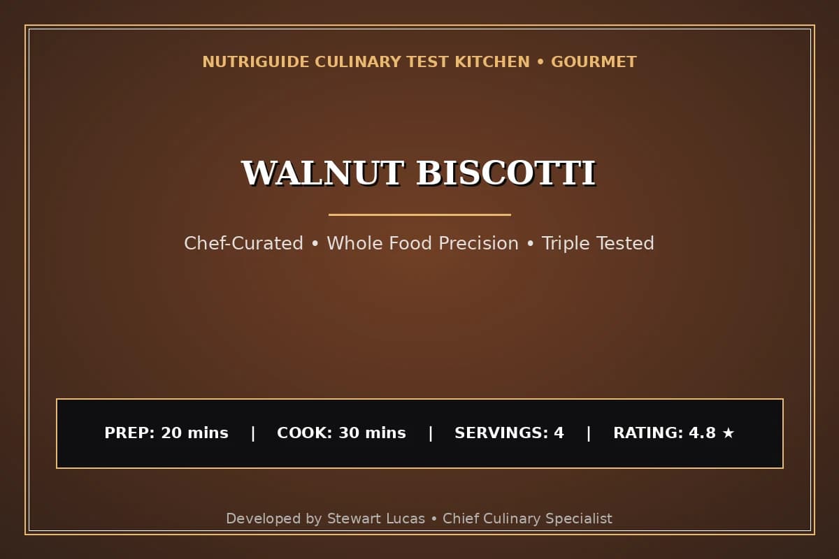 Walnut Biscotti