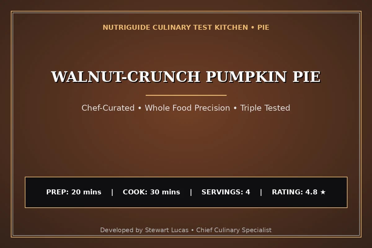 Walnut-Crunch Pumpkin Pie