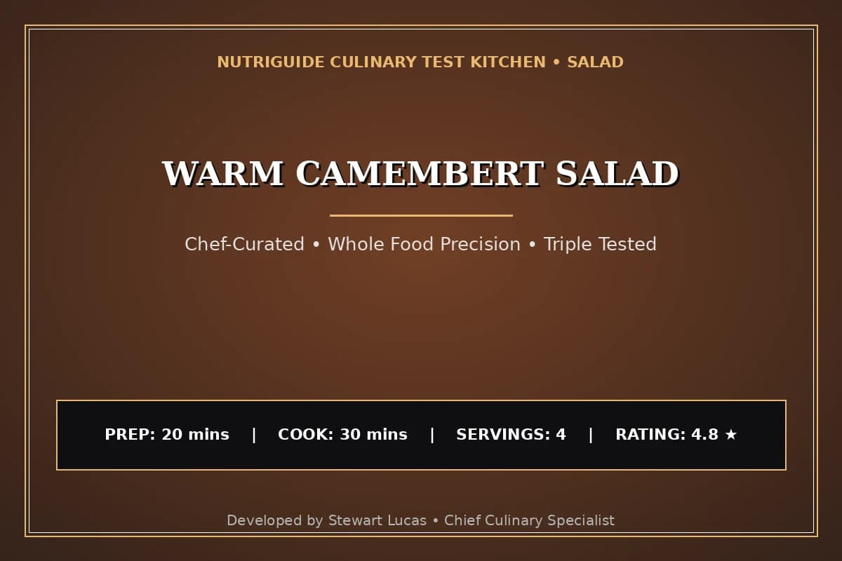 Warm Camembert Salad