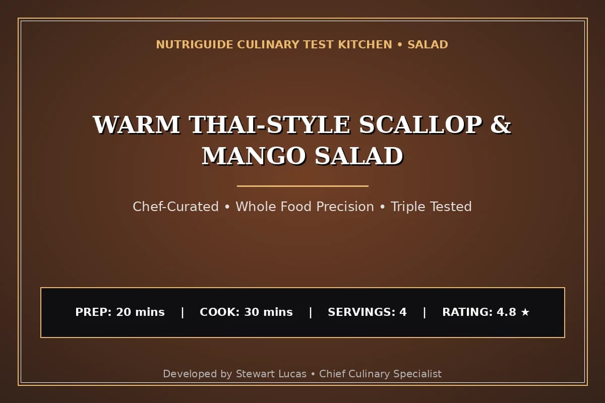 Warm Thai-Style Scallop & Mango Salad