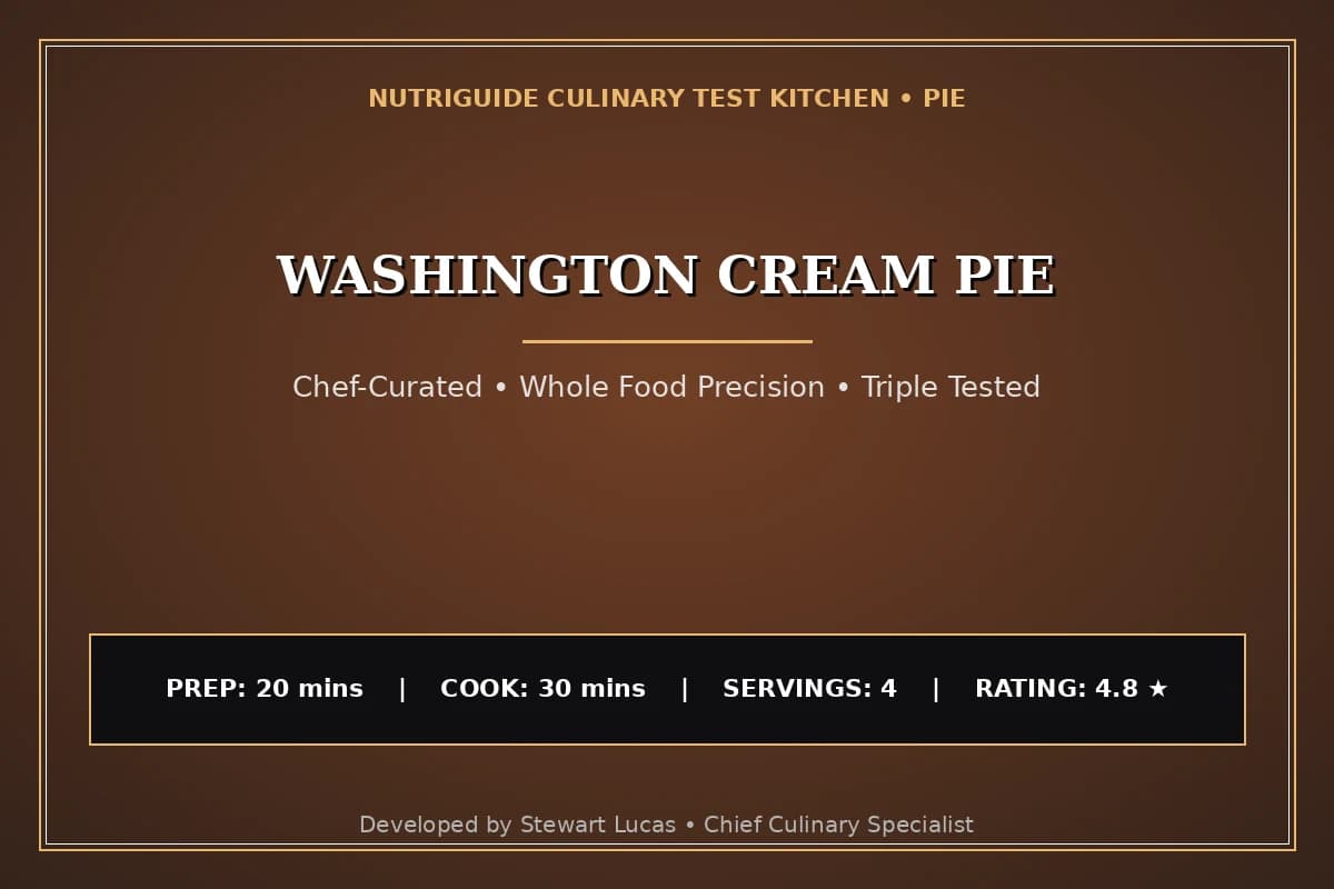 Washington Cream Pie