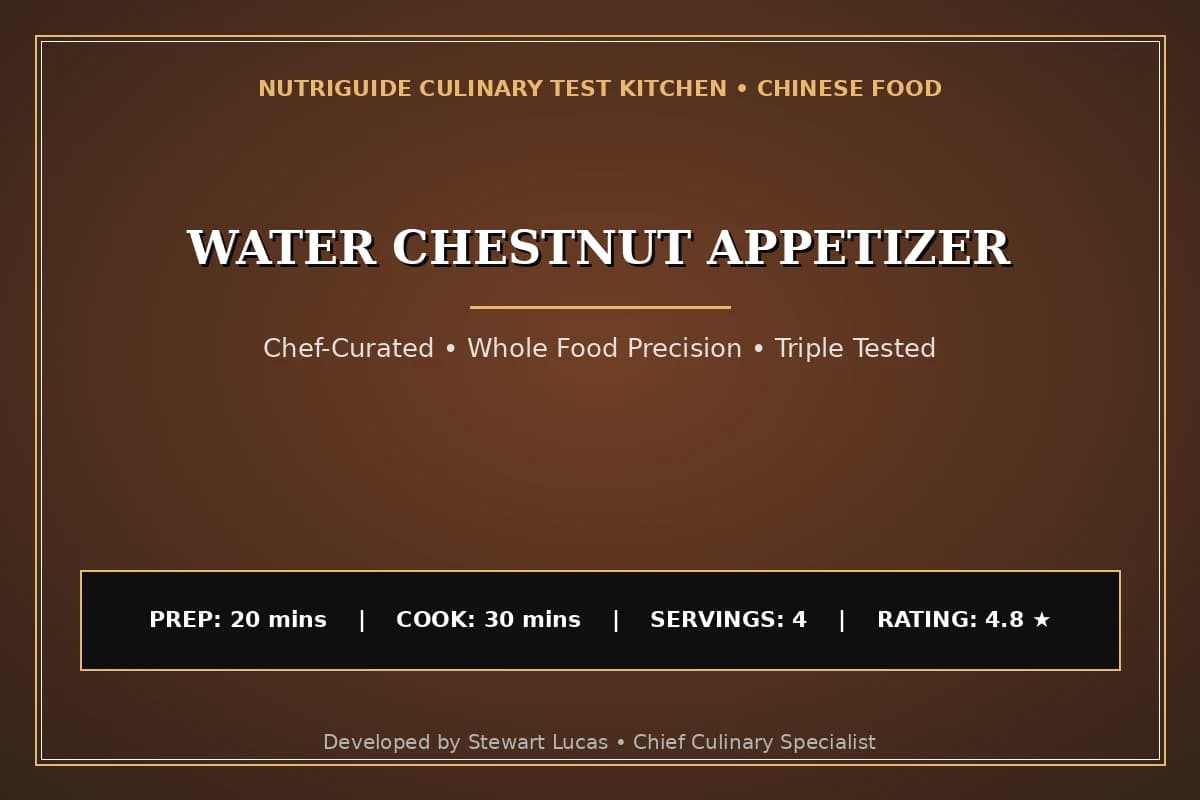 Water Chestnut Appetizer