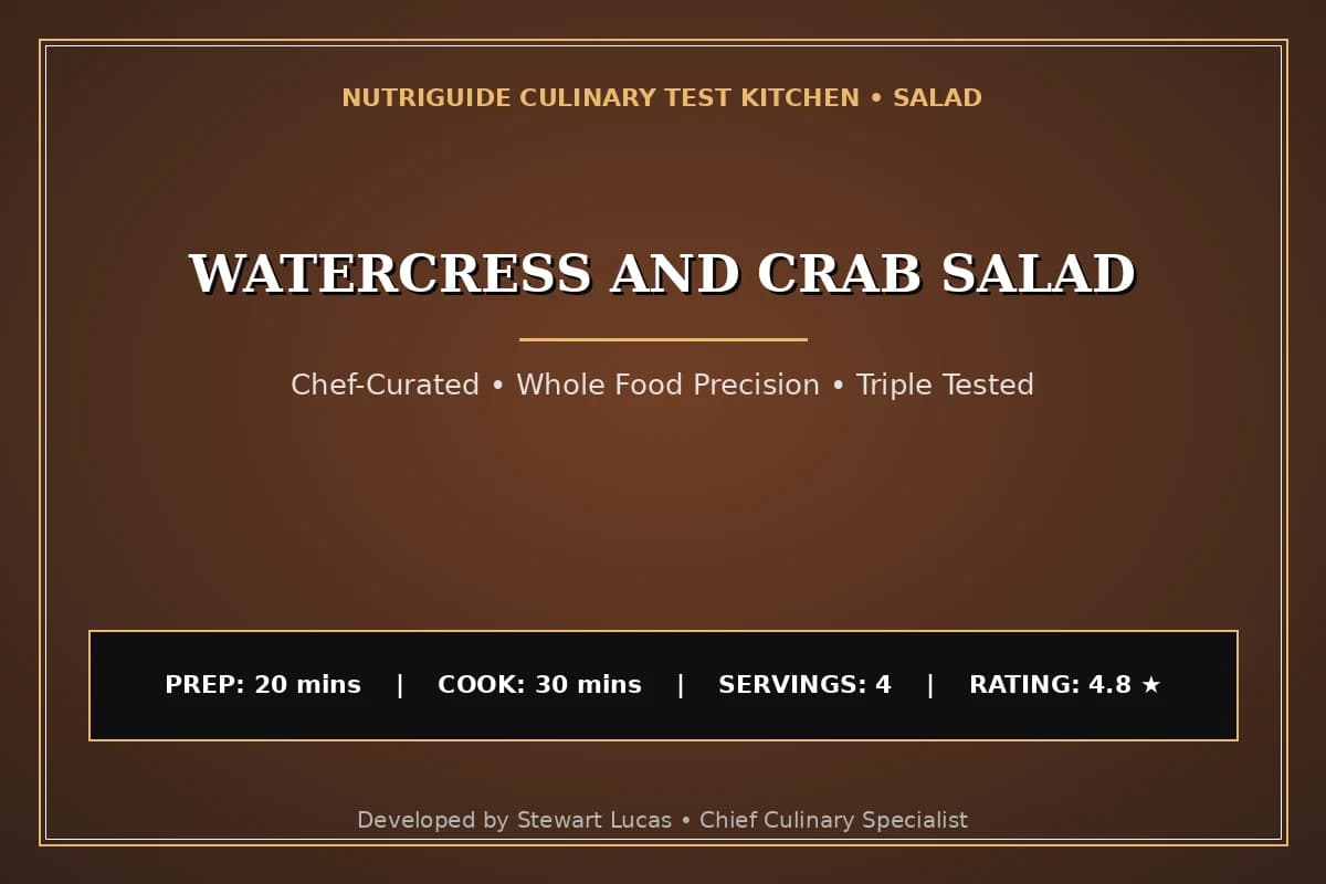 Watercress And Crab Salad