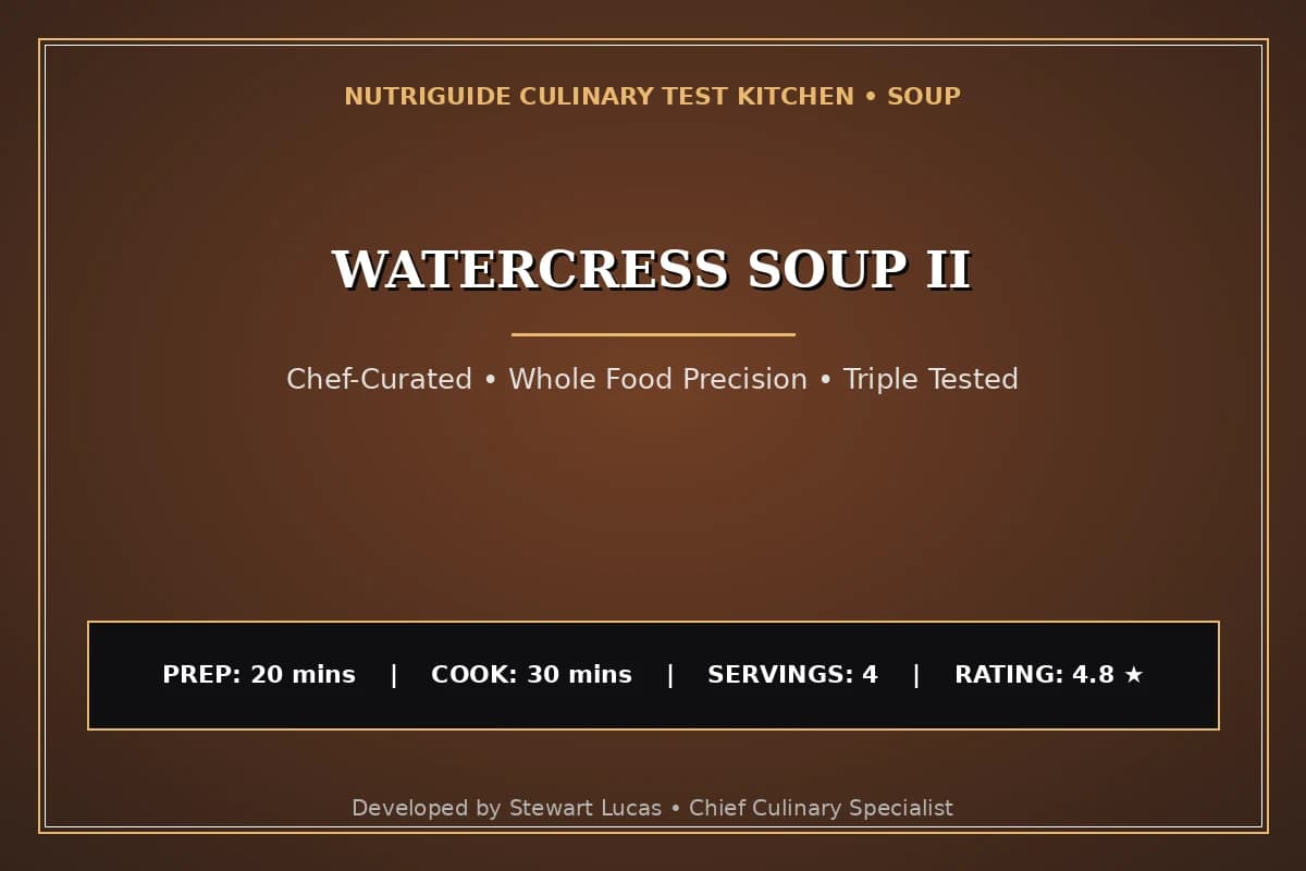 Watercress Soup Ii