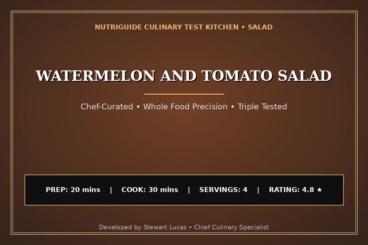 Watermelon And Tomato Salad
