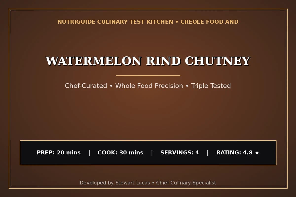 Watermelon Rind Chutney