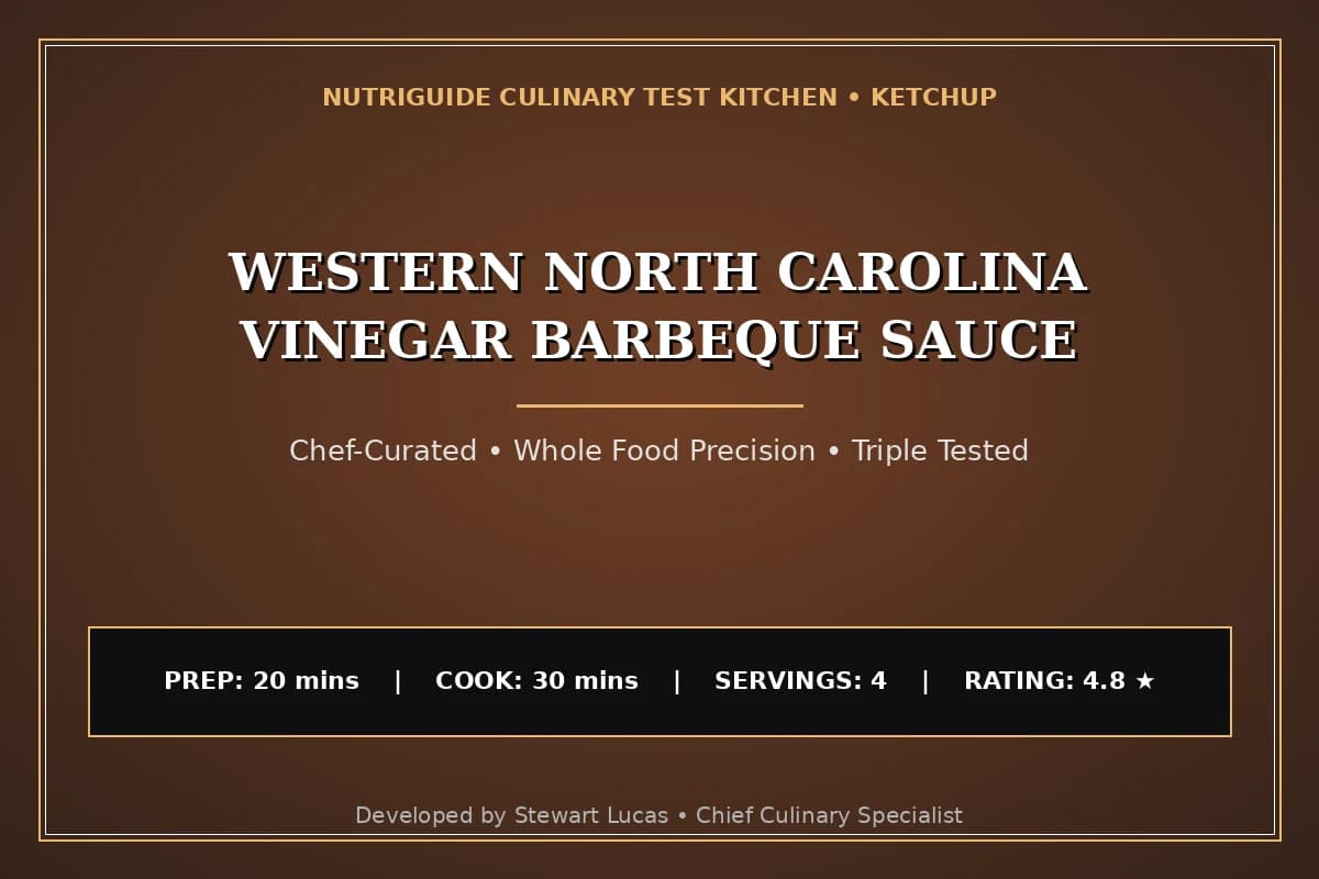 Western North Carolina Vinegar Barbeque Sauce