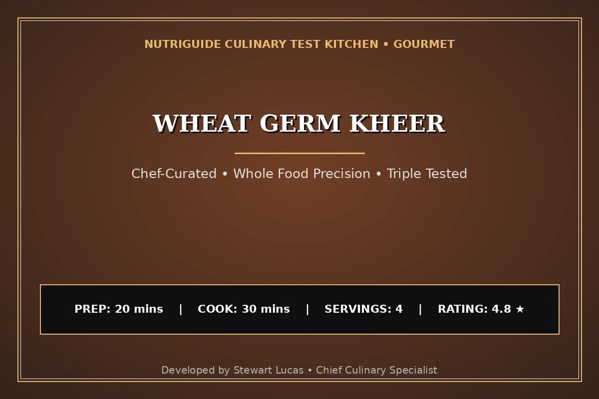 Wheat Germ Kheer