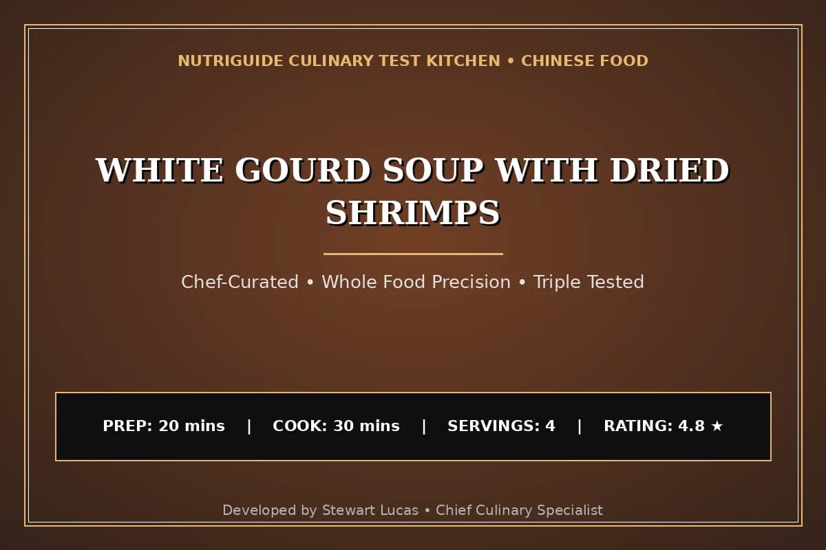 White Gourd Soup With Dried Shrimps