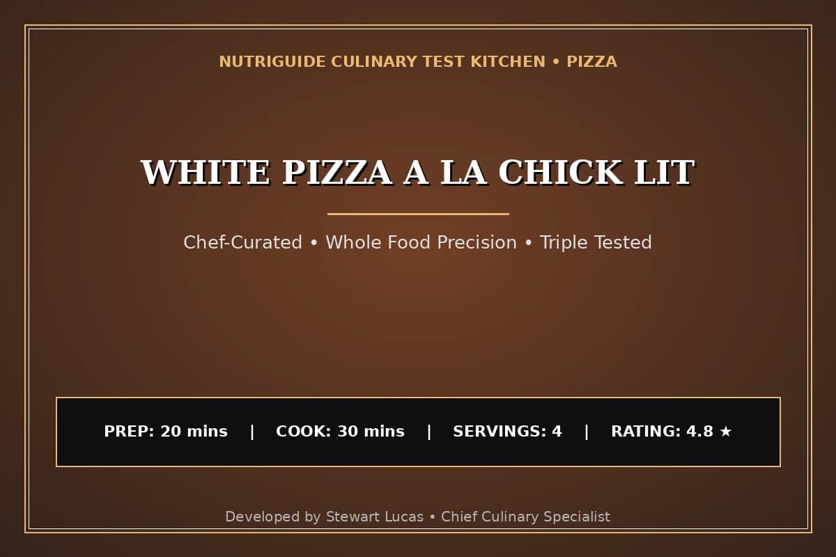 White Pizza A La Chick Lit
