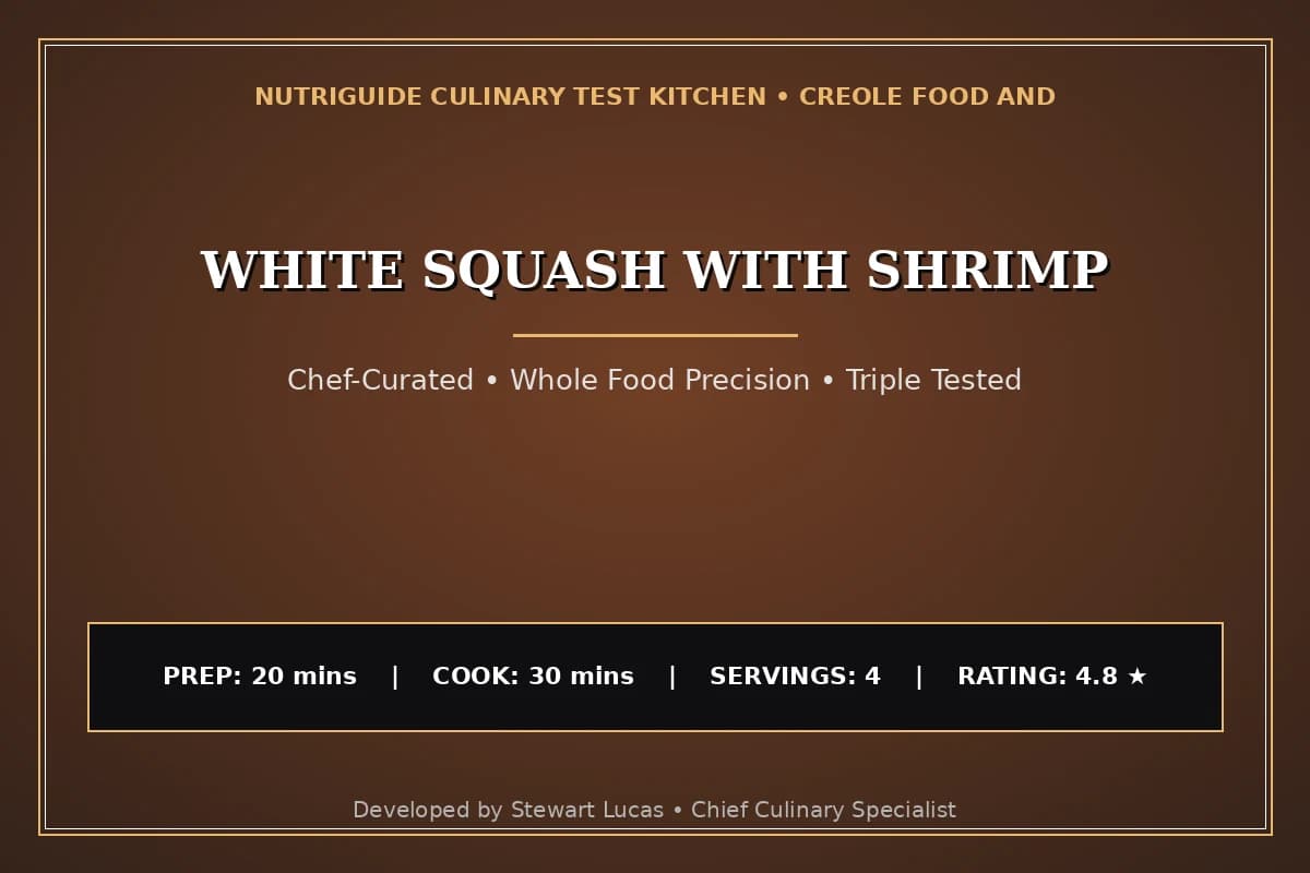 White Squash With Shrimp