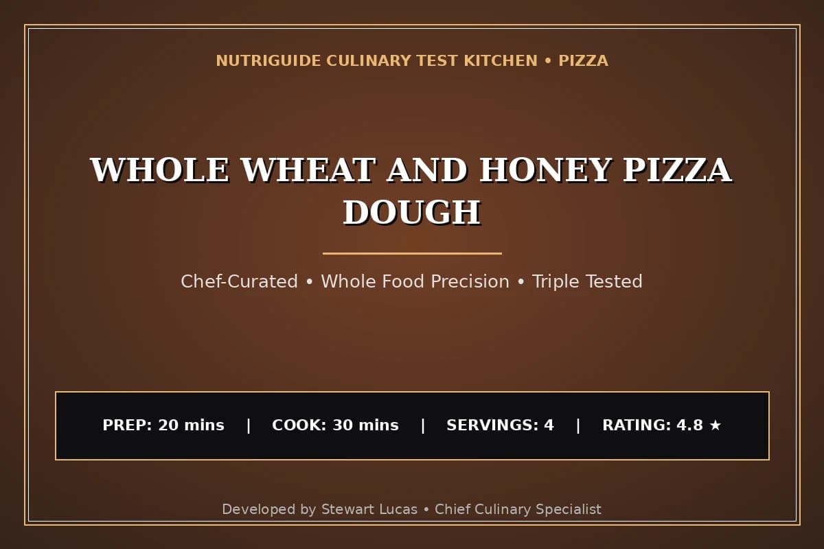 Whole Wheat And Honey Pizza Dough