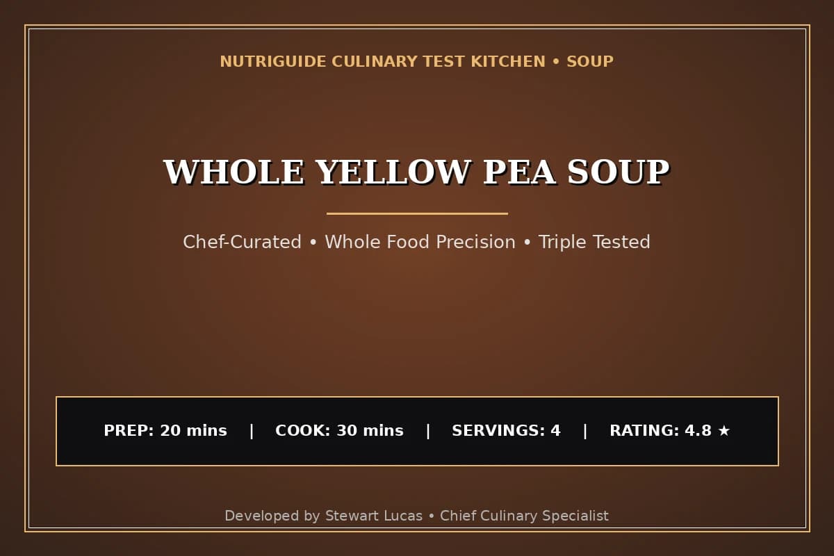 Whole Yellow Pea Soup