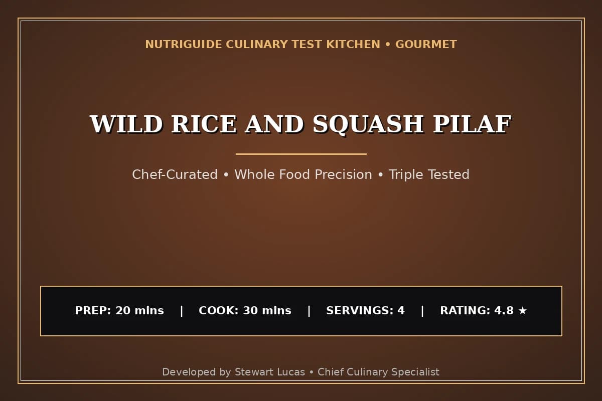 Wild Rice And Squash Pilaf