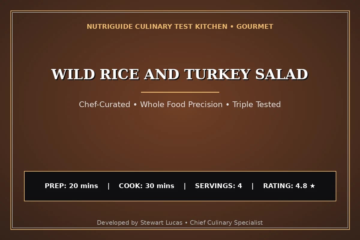 Wild Rice And Turkey Salad