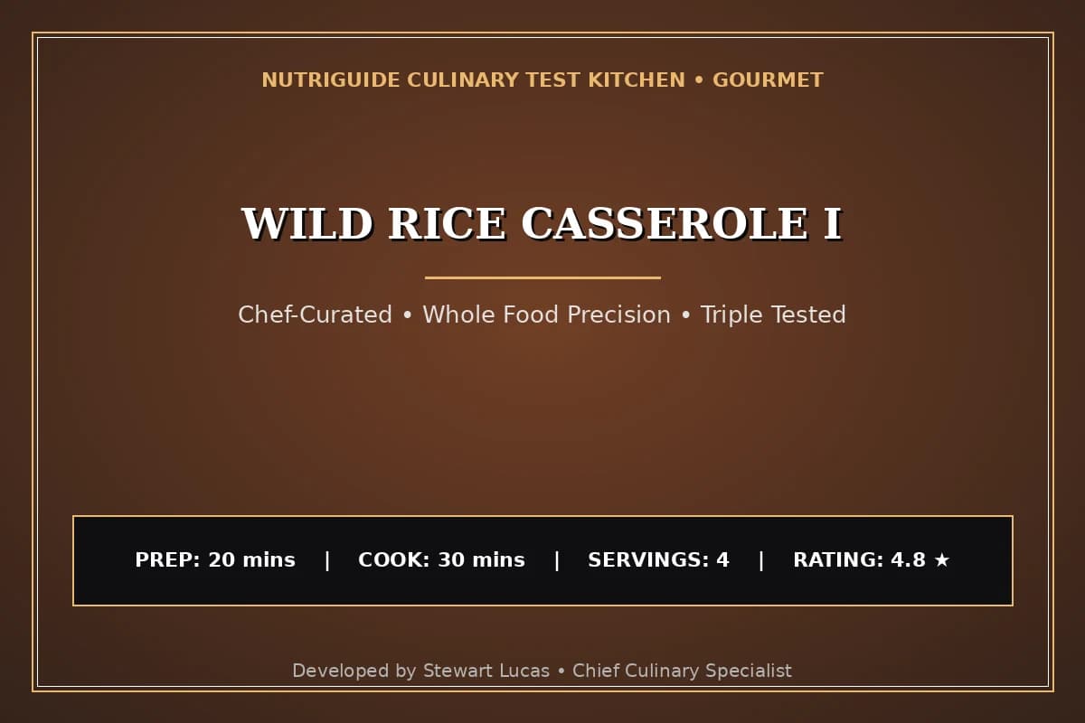 Wild Rice Casserole I