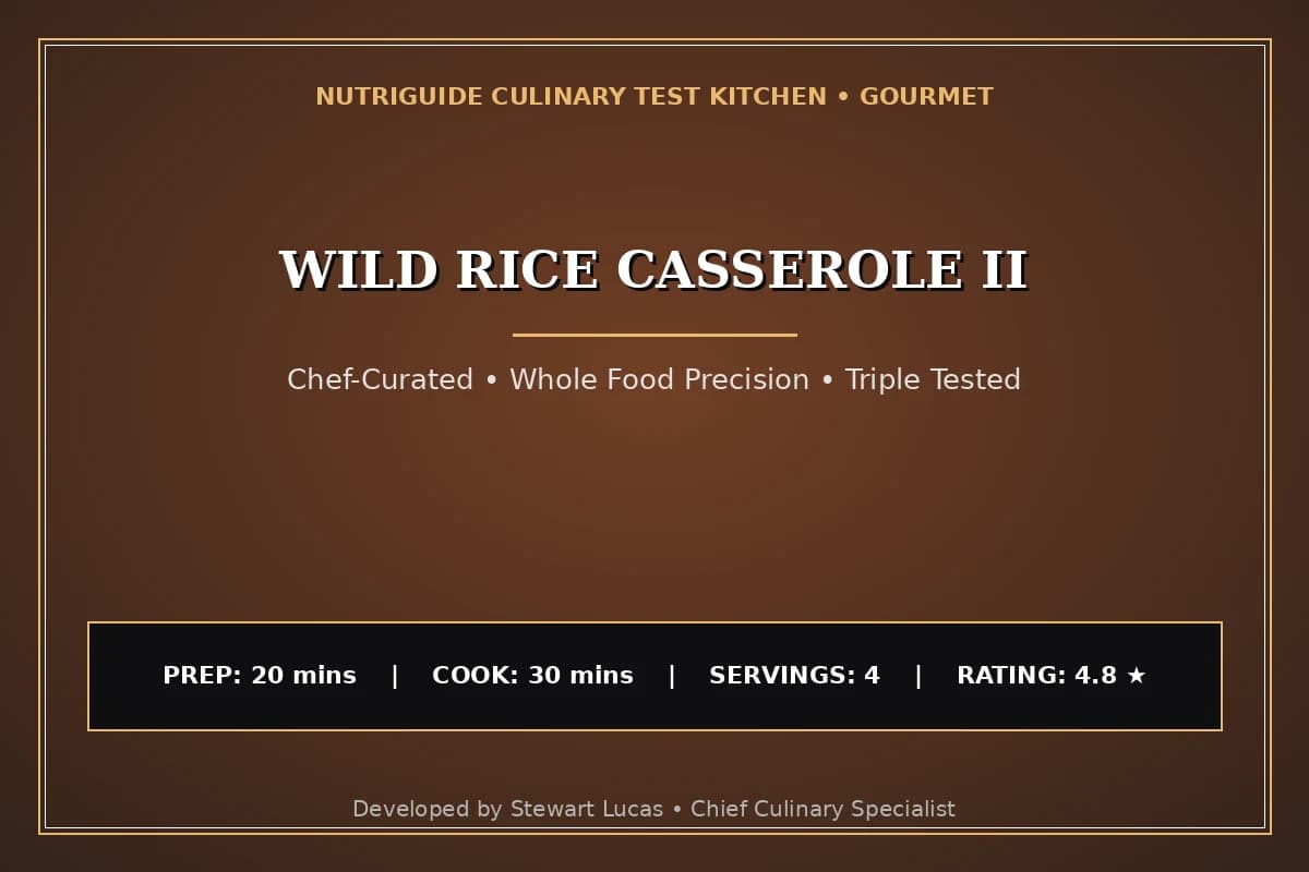 Wild Rice Casserole Ii