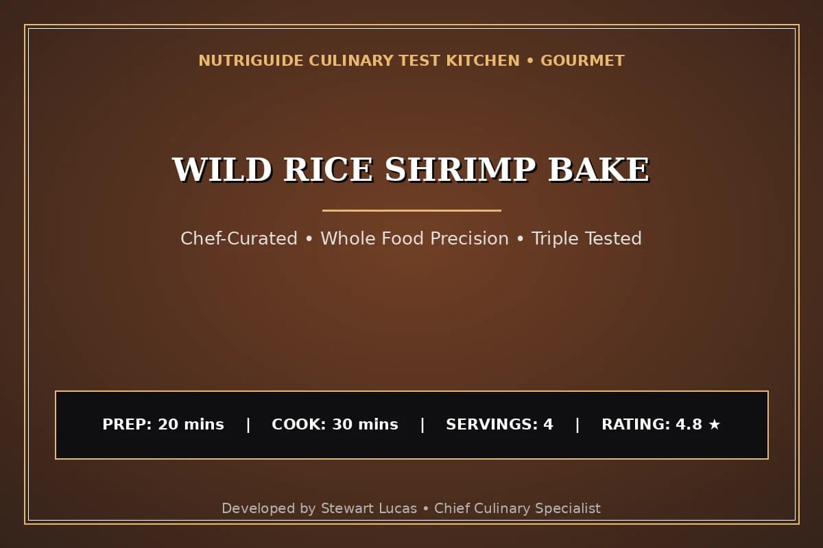 Wild Rice Shrimp Bake