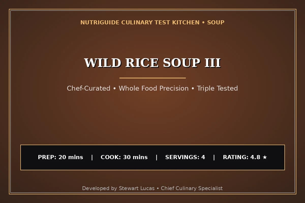 Wild Rice Soup Iii