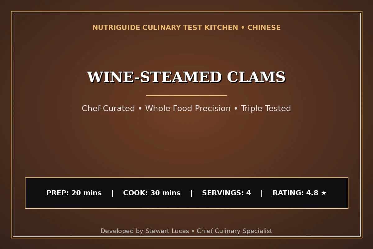 Wine-Steamed Clams