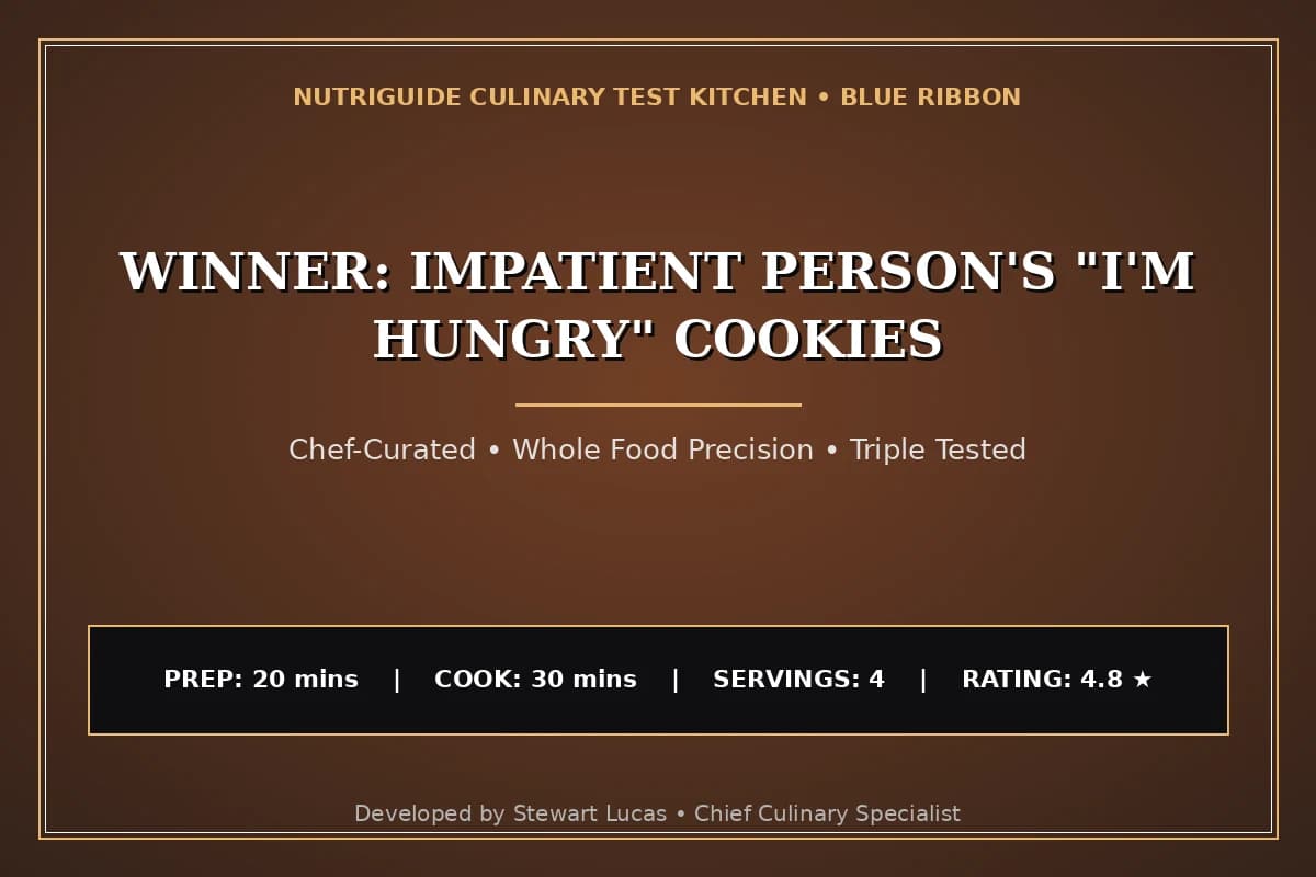 Winner: Impatient Person'S "I'M Hungry" Cookies