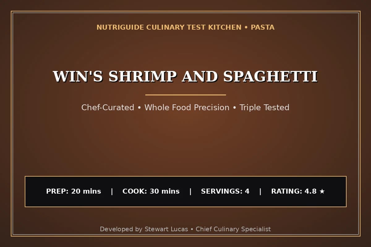 Win'S Shrimp And Spaghetti