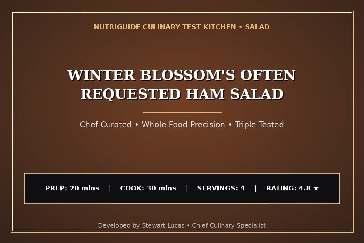 Winter Blossom'S Often Requested Ham Salad