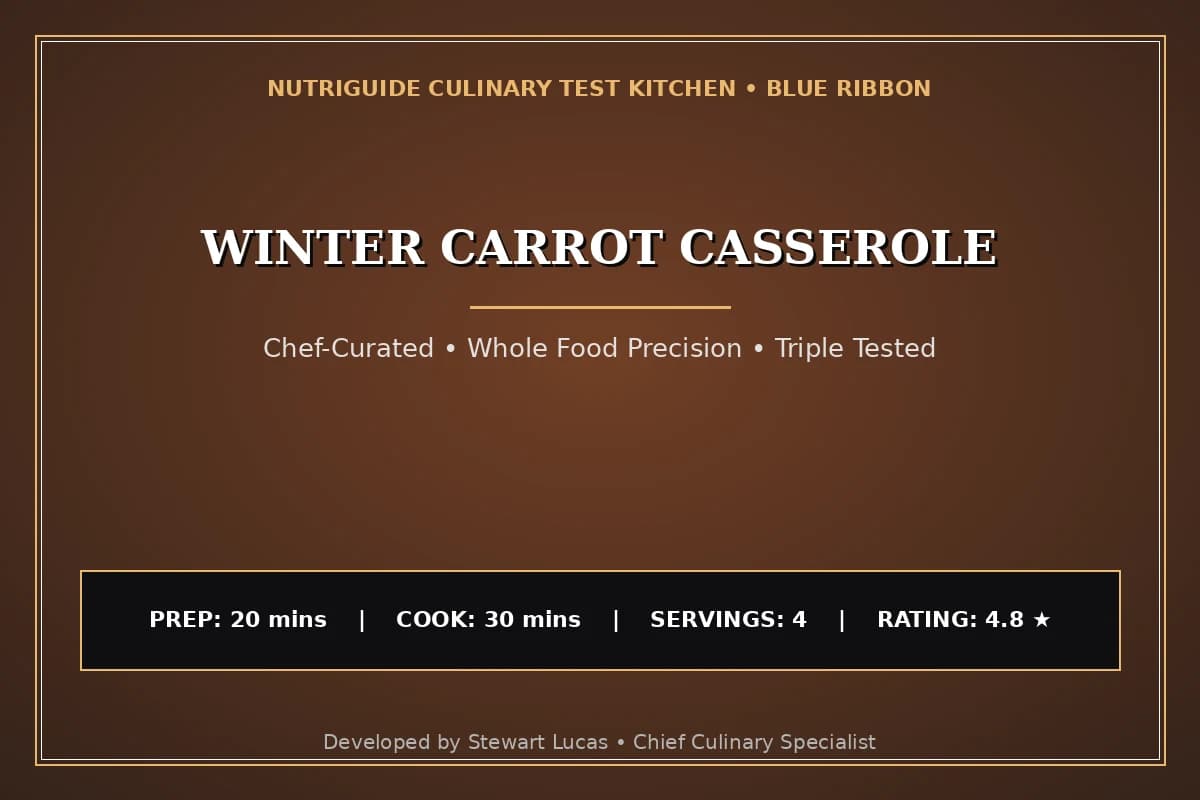 Winter Carrot Casserole