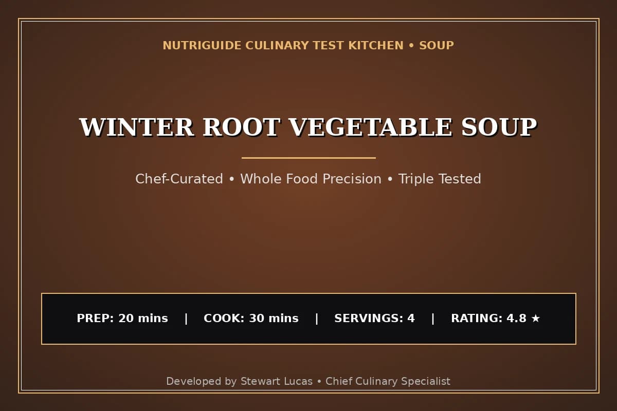 Winter Root Vegetable Soup