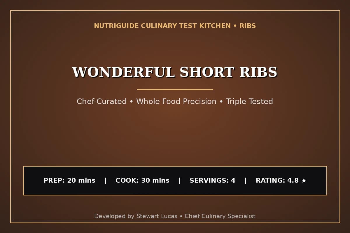 Wonderful Short Ribs