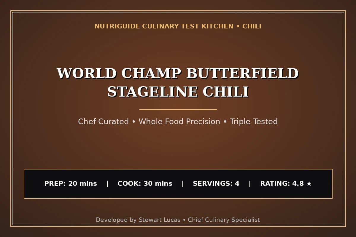 World Champ Butterfield Stageline Chili