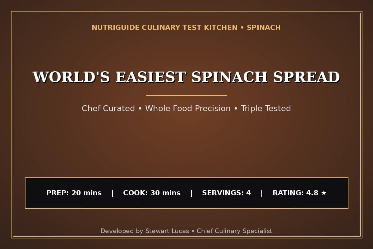 World'S Easiest Spinach Spread