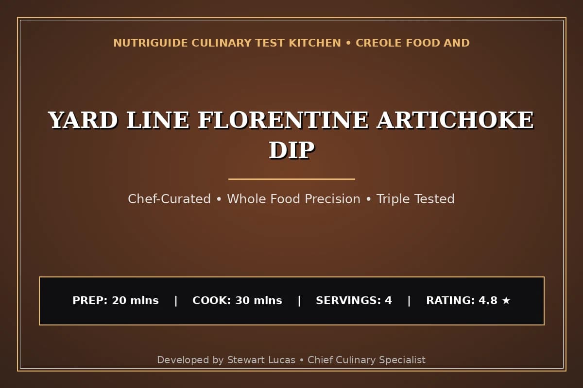 Yard Line Florentine Artichoke Dip