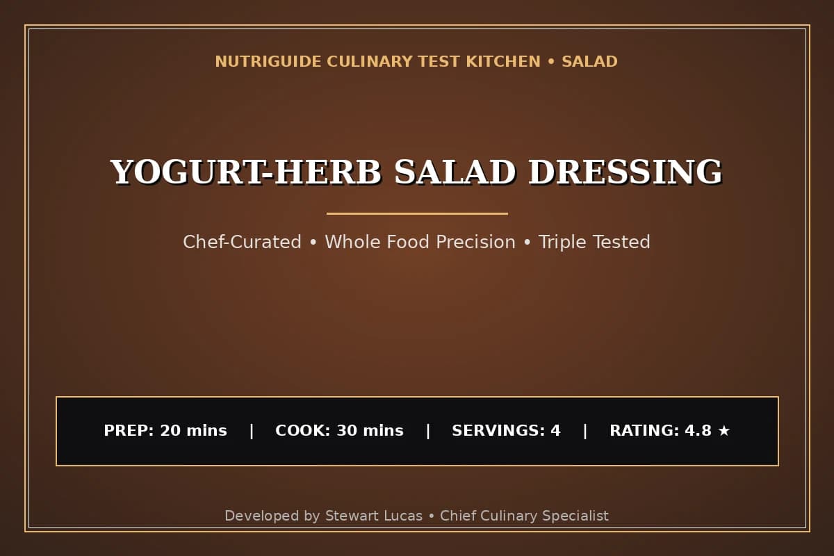 Yogurt-Herb Salad Dressing