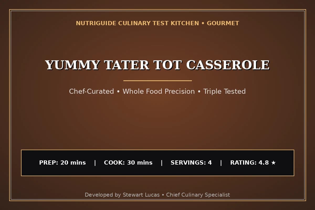 Yummy Tater Tot Casserole
