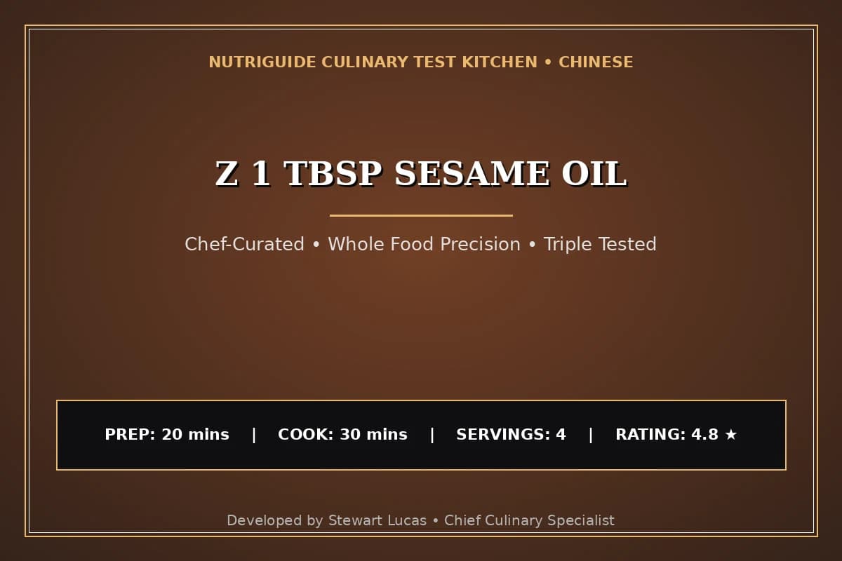Z 1 Tbsp Sesame Oil