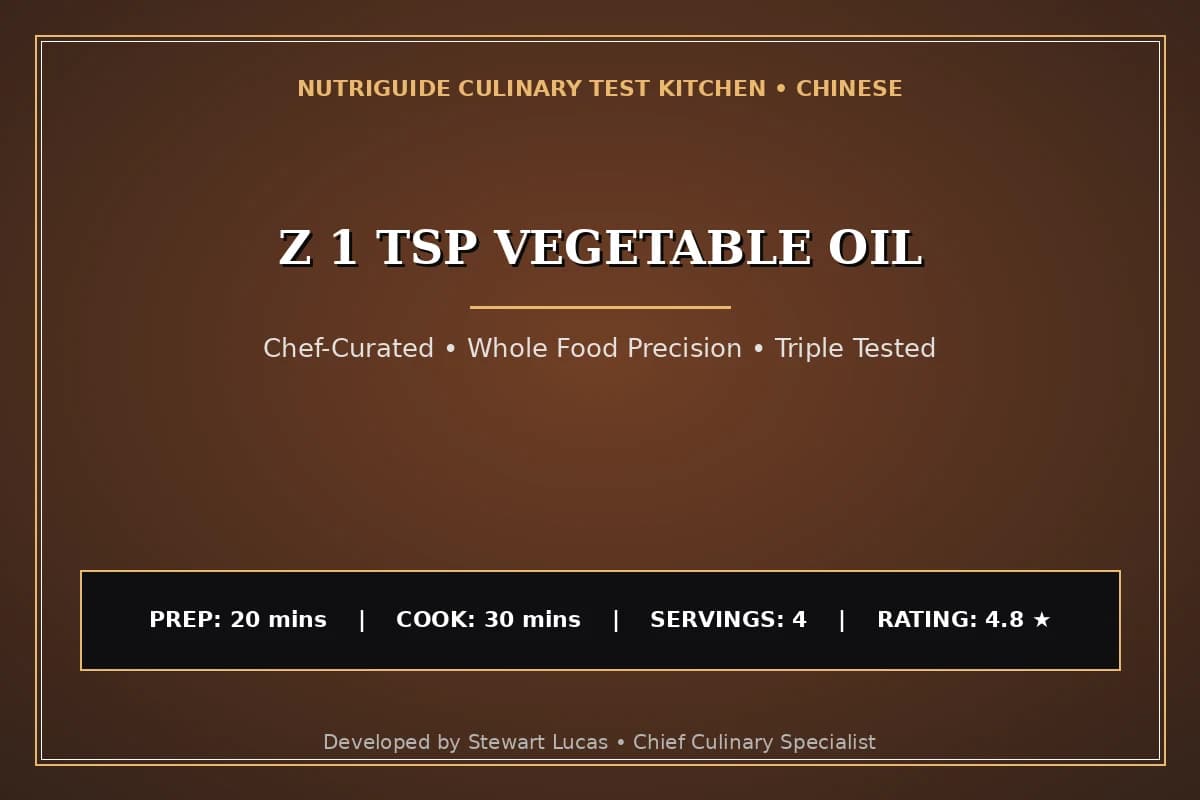 Z 1 Tsp Vegetable Oil