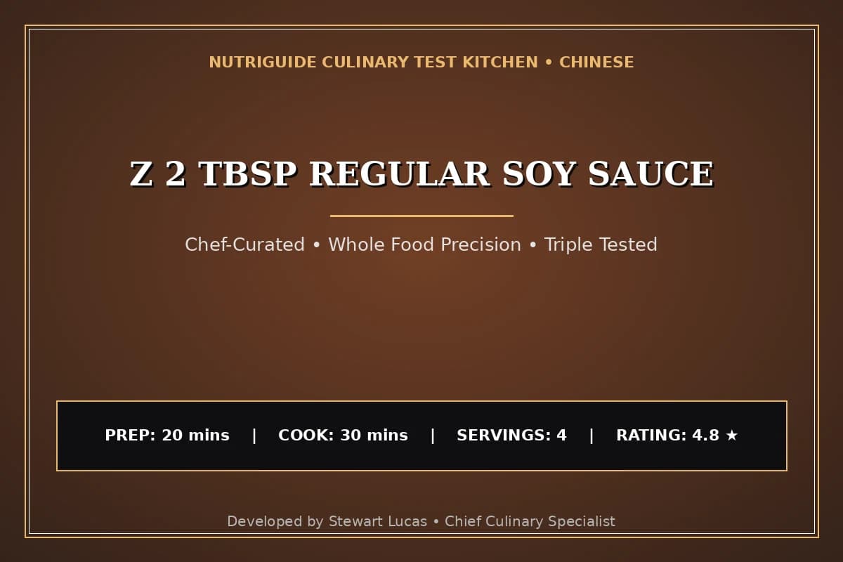 Z 2 Tbsp Regular Soy Sauce