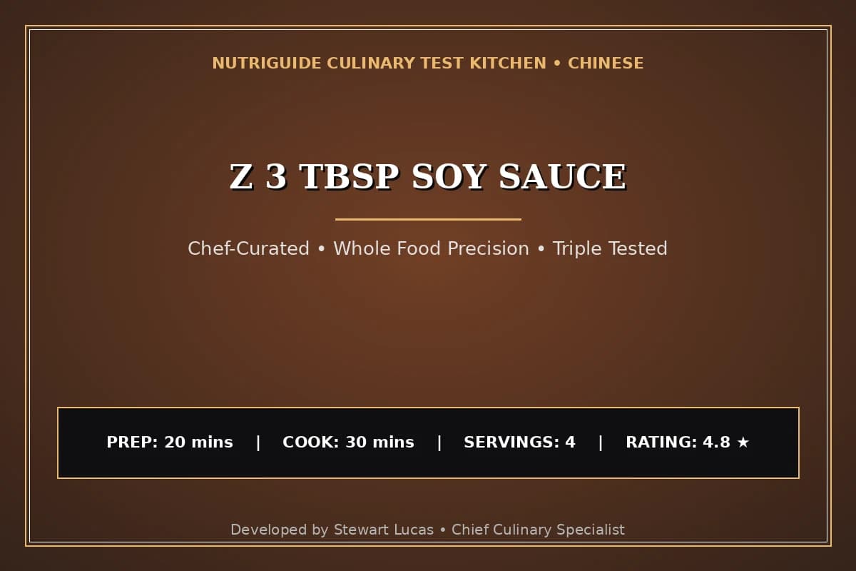 Z 3 Tbsp Soy Sauce