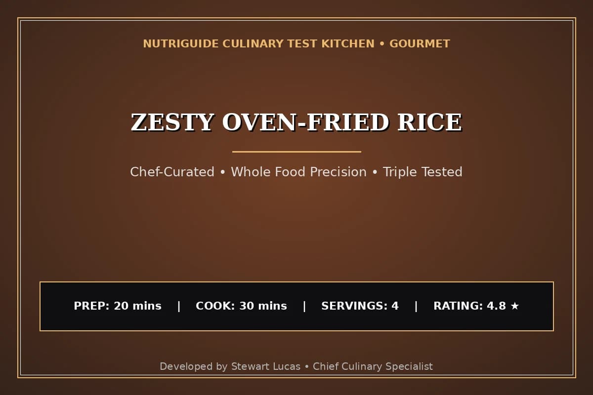 Zesty Oven-Fried Rice