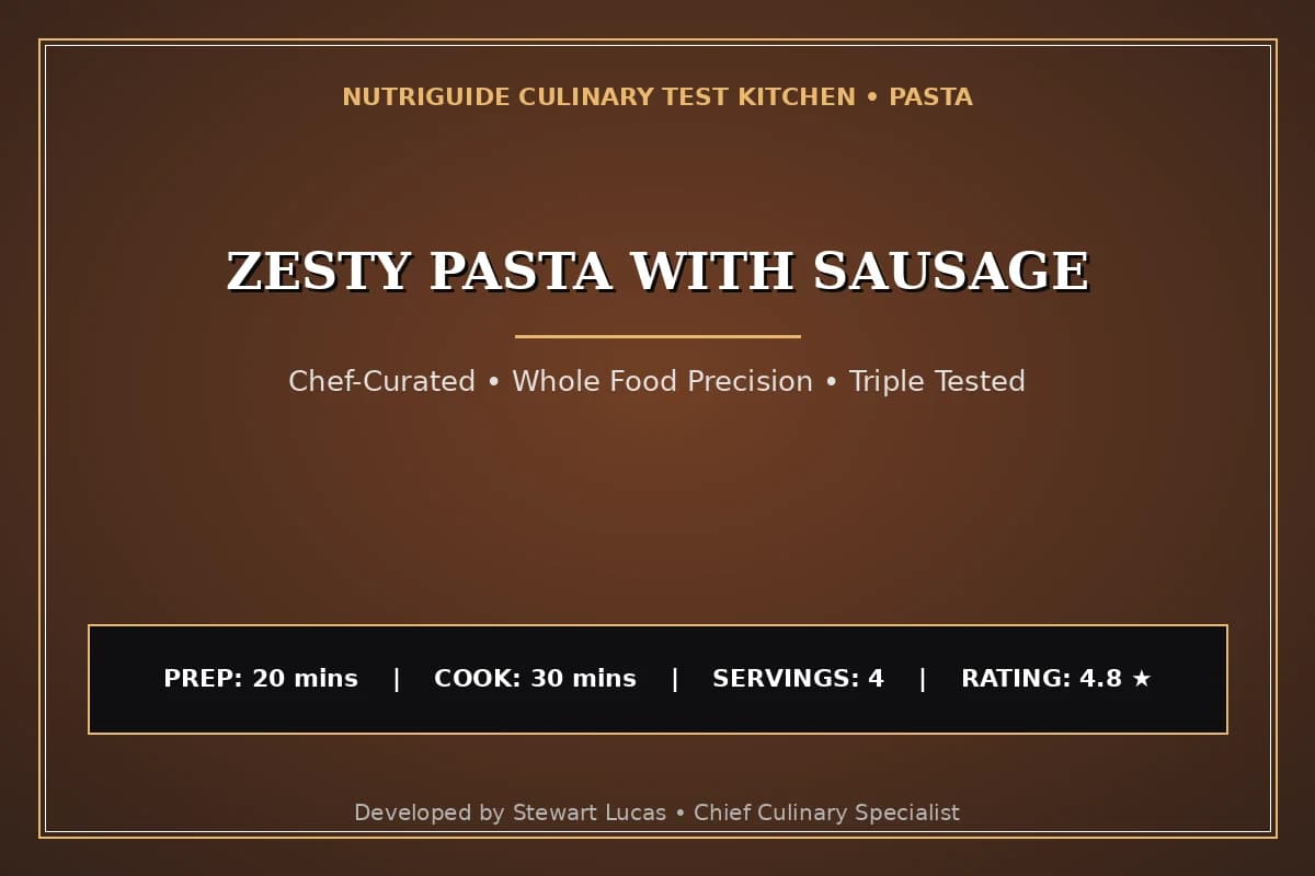 Zesty Pasta With Sausage