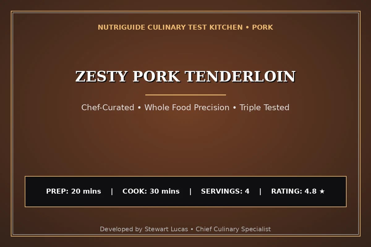 Zesty Pork Tenderloin