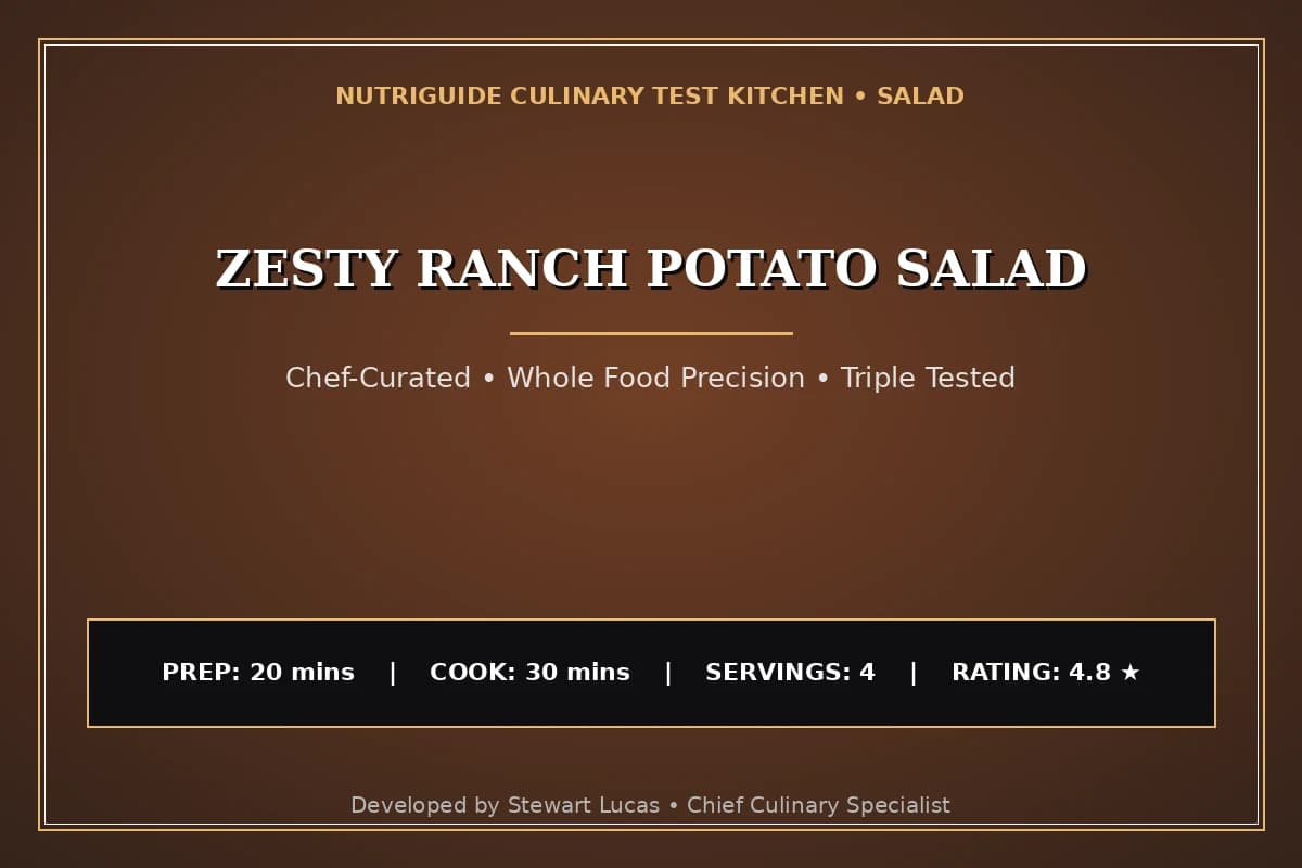 Zesty Ranch Potato Salad