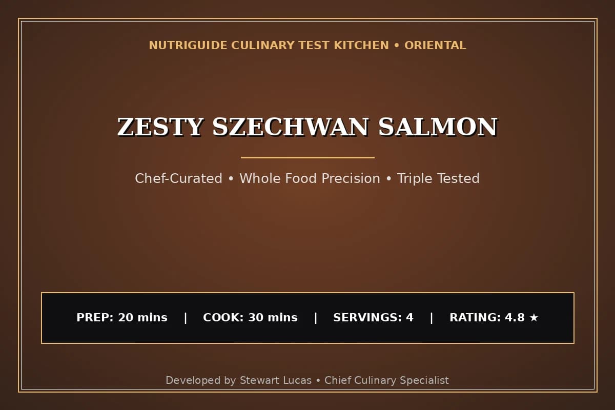Zesty Szechwan Salmon